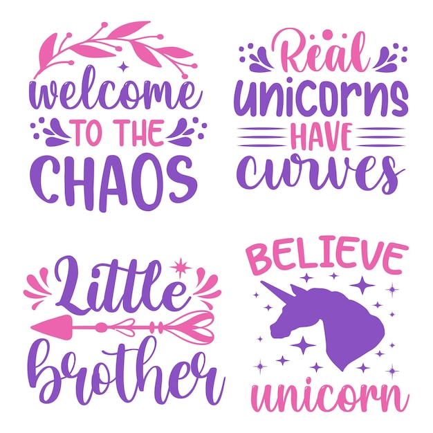 Unicorn design bundle