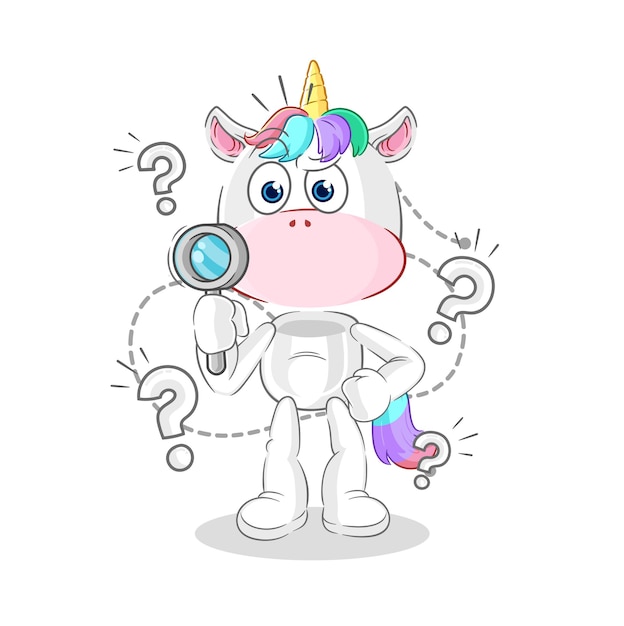 Unicorn doctor holding medichine and injection