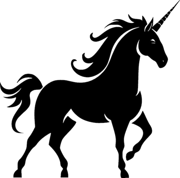 Unicorn High Quality Vector Logo Vector illustration ideal for Tshirt graphic