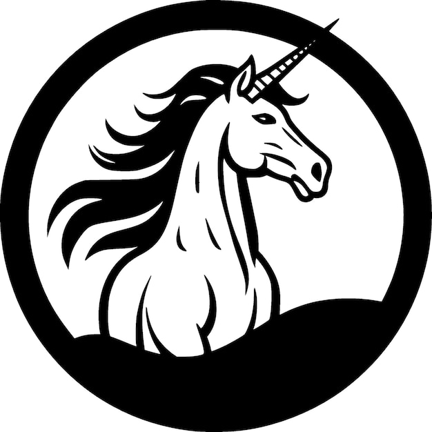 Unicorn Высокое качество векторного логотипа Векторная иллюстрация идеально подходит для Tshirt графики