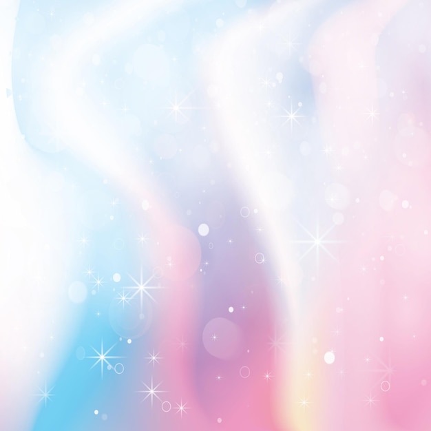 Unicorn holographic color gradient background. vector illustration.