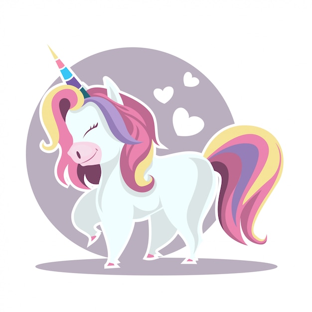 Vector unicorn illustration