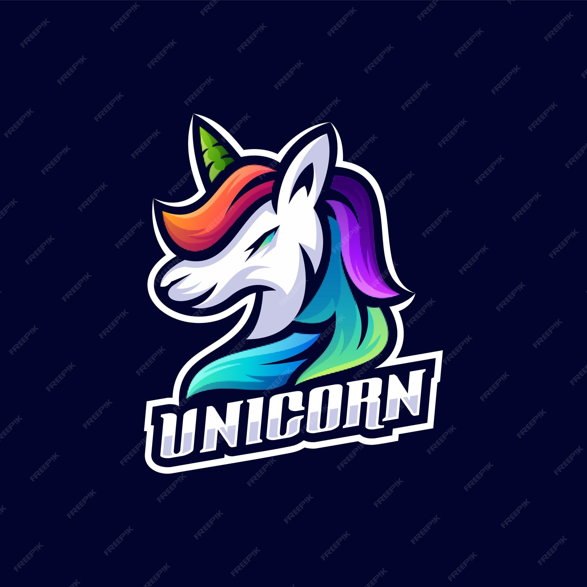 Premium Vector | Unicorn logo design