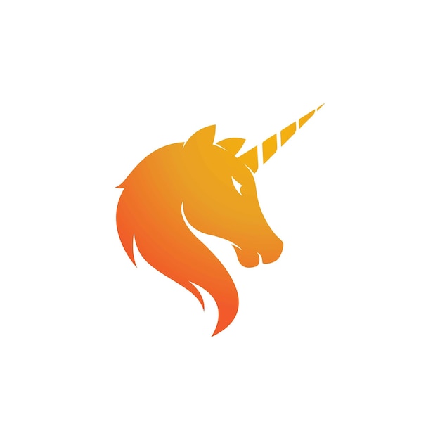 Unicorn Logo icon vector illustration