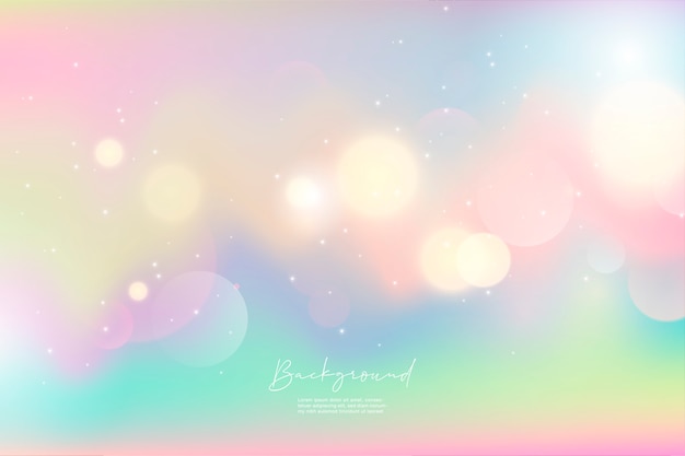 Unicorn sky colorful gradient