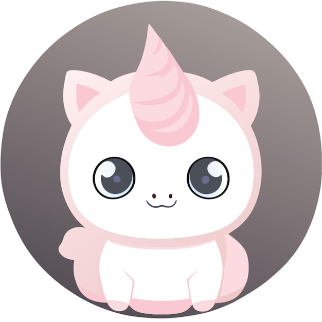 Vector unicorn vector illustration kawaii