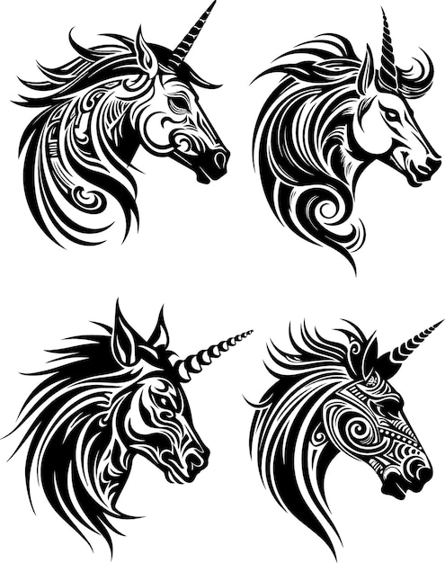 Unicorn vector pack