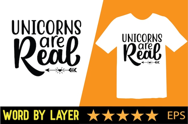 Unicorn vector t-shirt design