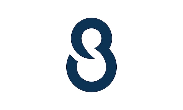 Uniek symbool 8 logo sjabloon