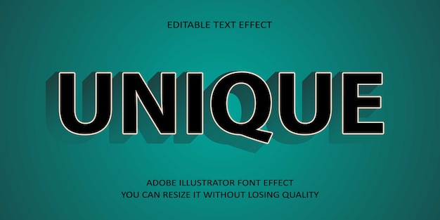 Uniek tekstlettertype-effect