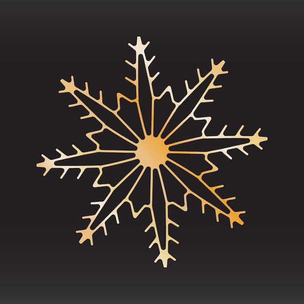 Vector uniek vectorontwerp van sneeuwvlokkerstmis voor de sticker van de de bannerkaart van de brochure