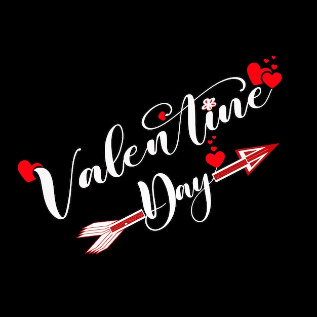 Vector unieke happy valentine's day typografische en ontwerp t-shirt en kaart ontwerp voor man vrouw en kidz