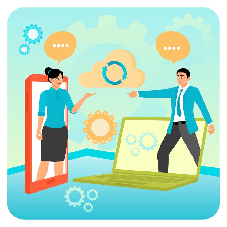 Vector unified communication between professionals through digital devices