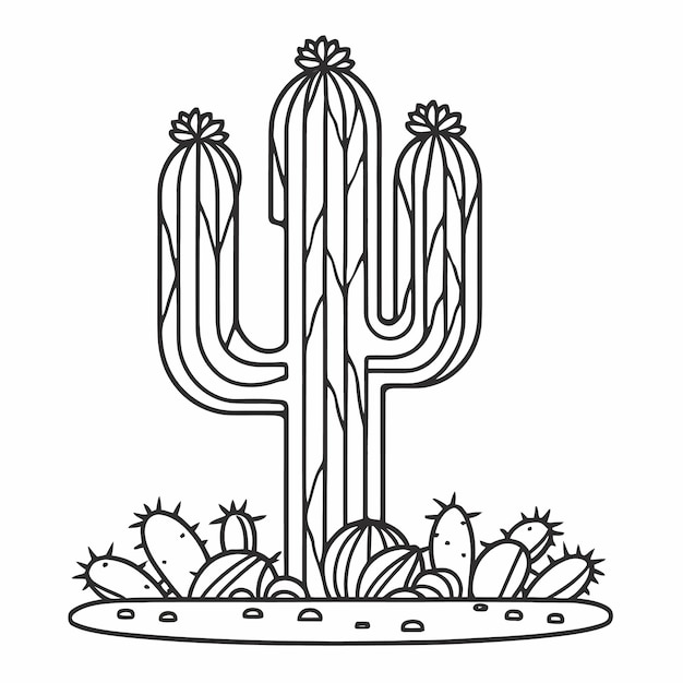 Vector unik coloring page vector