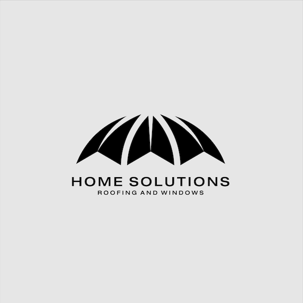 Unique abstract colorful umbrella logo