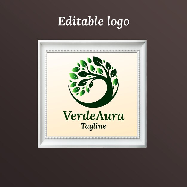 Vettore logo astratto unico