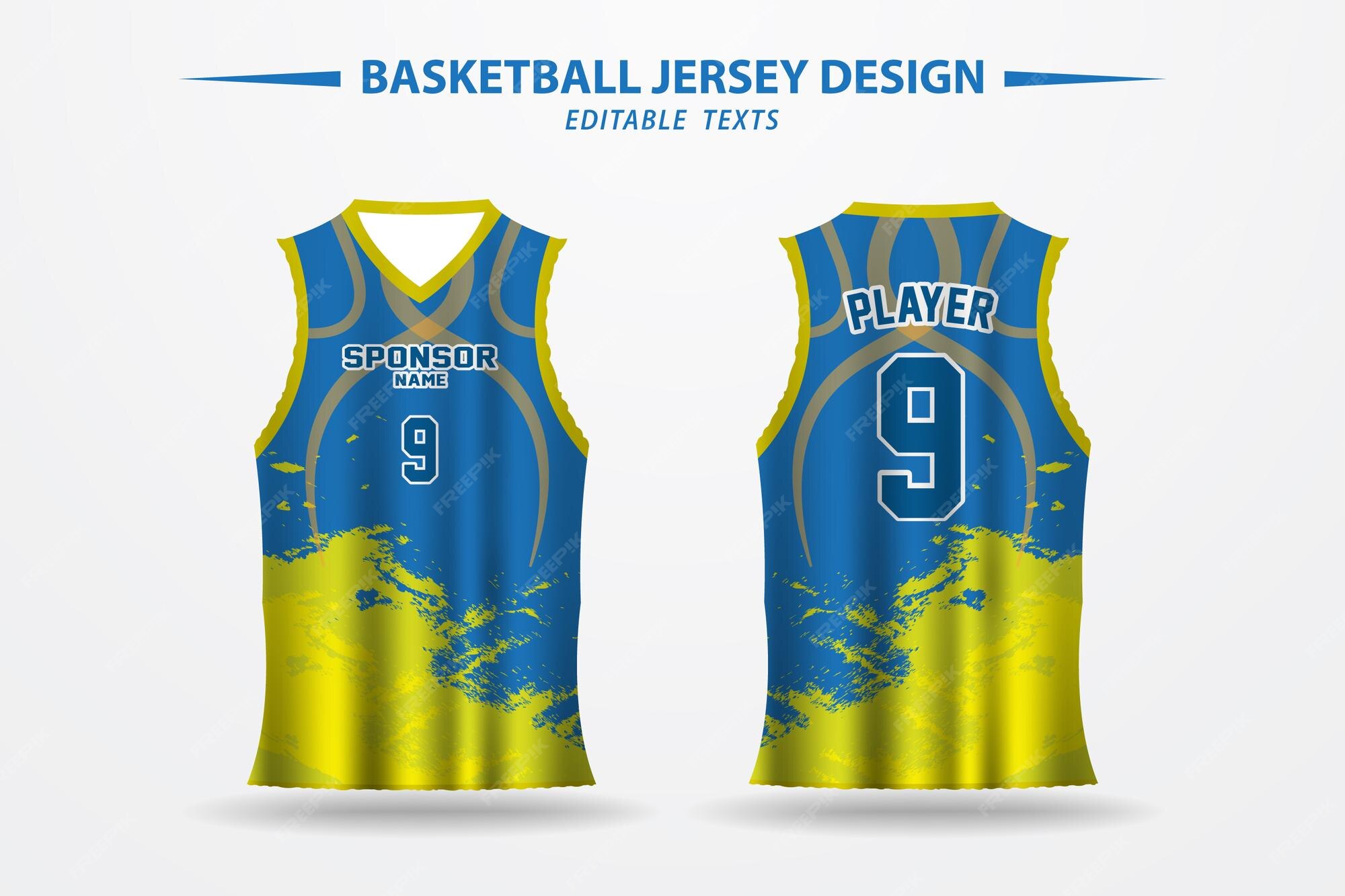 Premium Vector A unique basketball jersey design and template for print Premium Vector A unique basketball jersey design and template for print