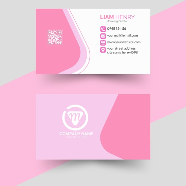 Vector unique business card design templates