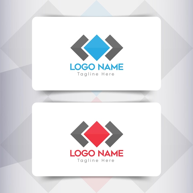 Vector unique business logo design template.