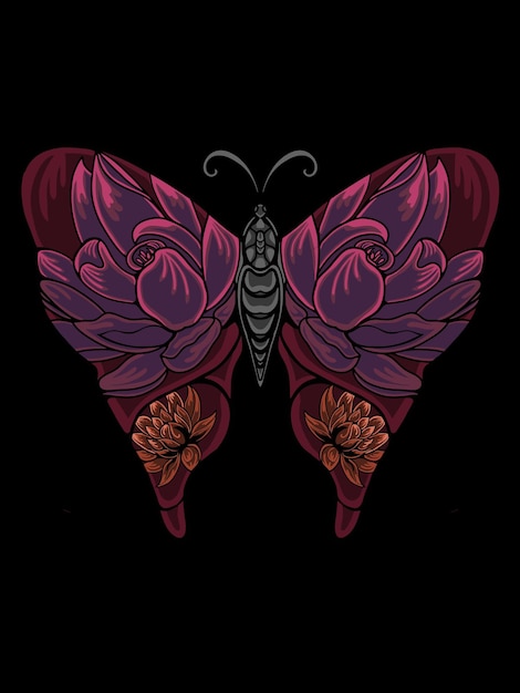 ユニークな蝶のデザインベクトル