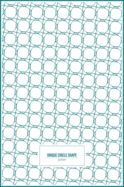シンプルな創造的な背景のユニークな円形パターン