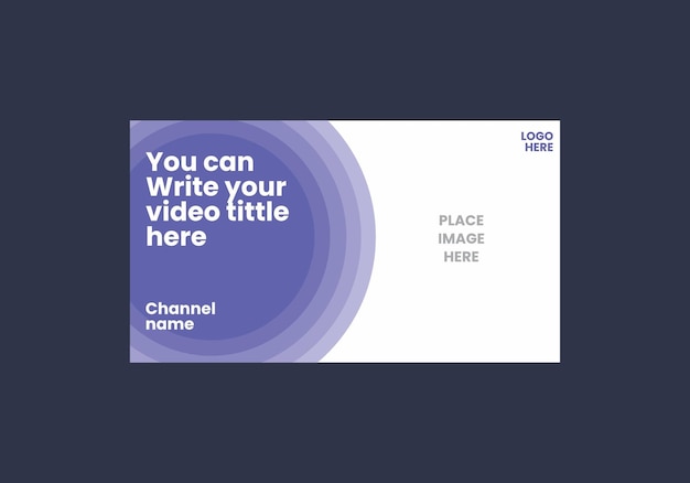 unique and colorful video thumbnail