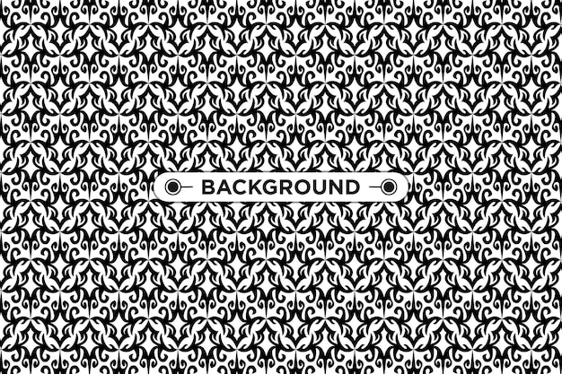 unique ethnic black texture seamless pattern