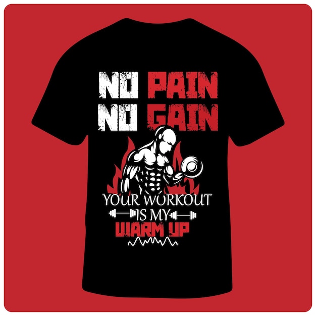 Unique gym t shirt design