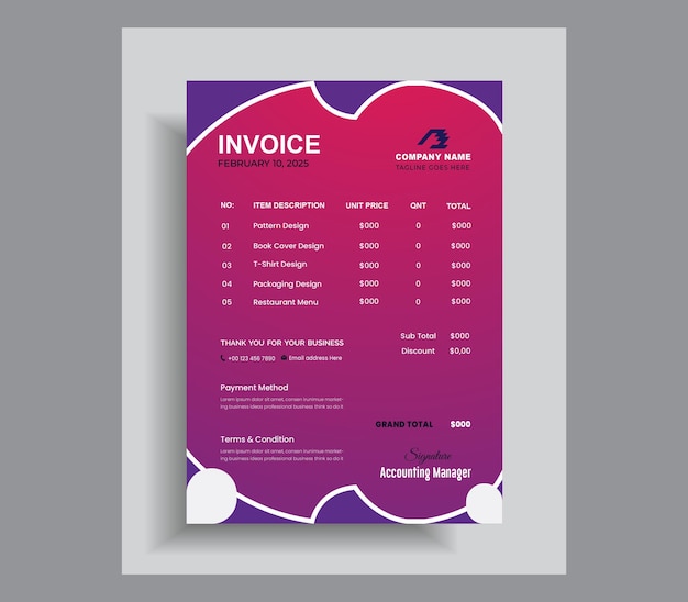 unique invoice