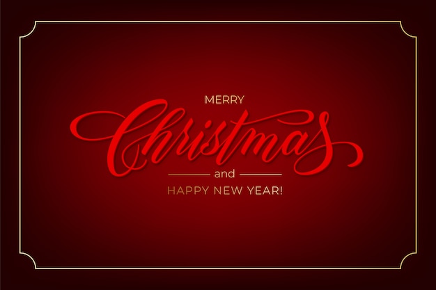 Lettering unico buon natale per i tuoi progetti