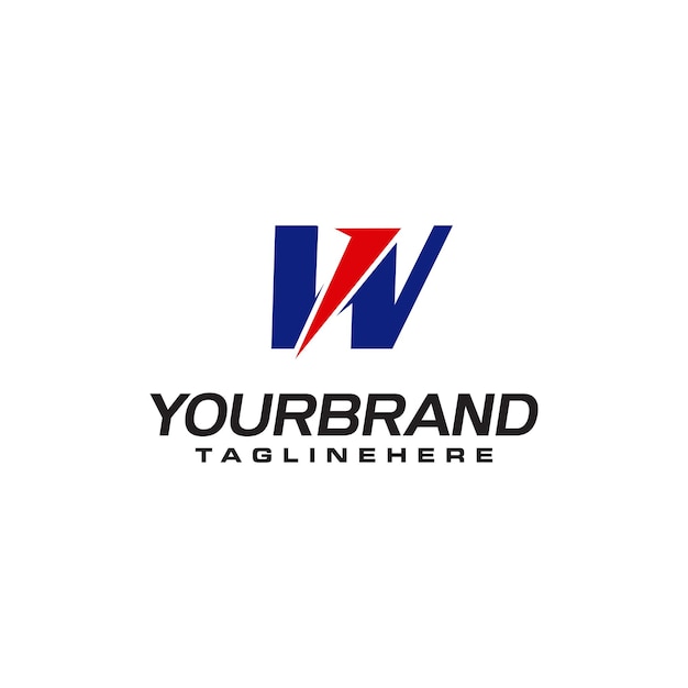 Уникальный логотип, который образует букву W, соответствует вдохновению логотипа вашей компании W