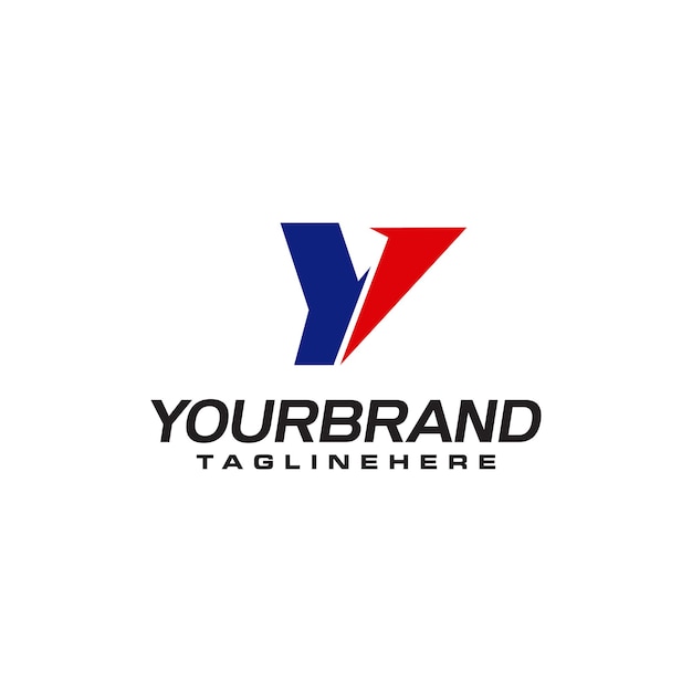 Unique logo that forms the letter Y matches your company logo inspiration Y