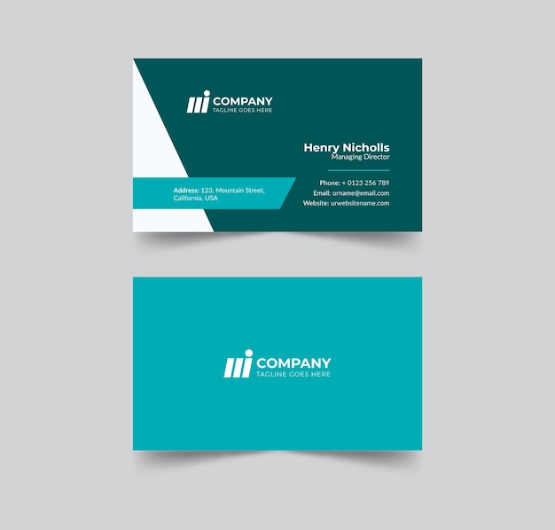 Unique Minimal Business Cards design
