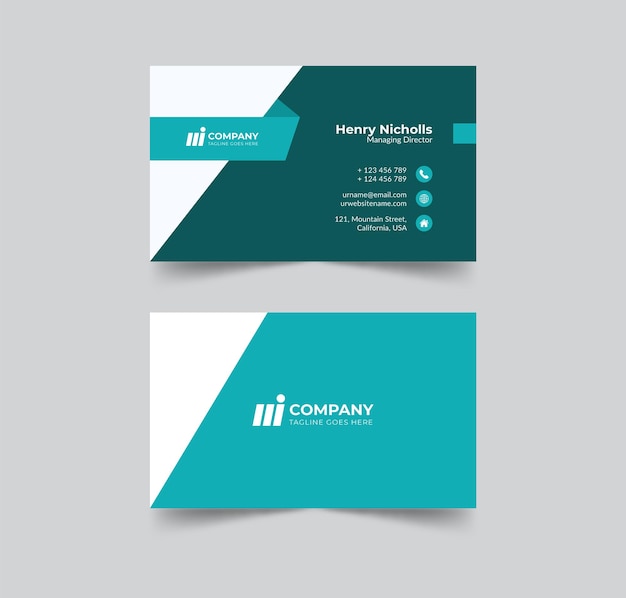Unique Minimal Business Cards design