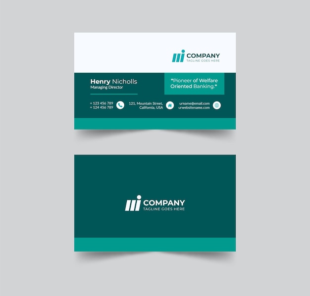 Unique Minimal Business Cards design