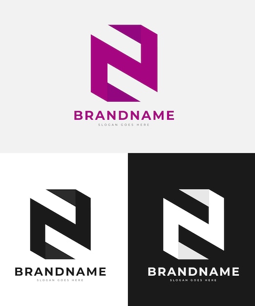 Unique modern and creative logo design template