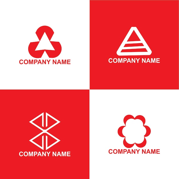 Unique modern minimalist business logo design
