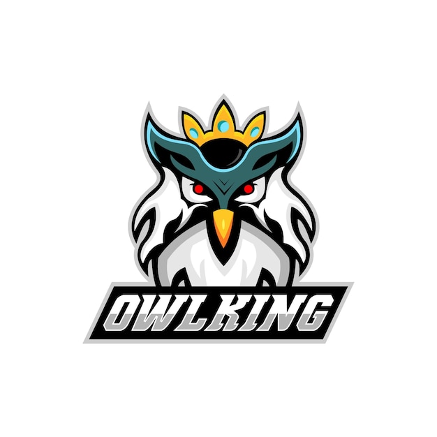 Unique owl e sport or gaming logo design