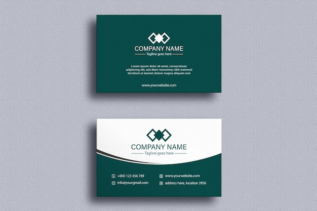 unique professional business card design template