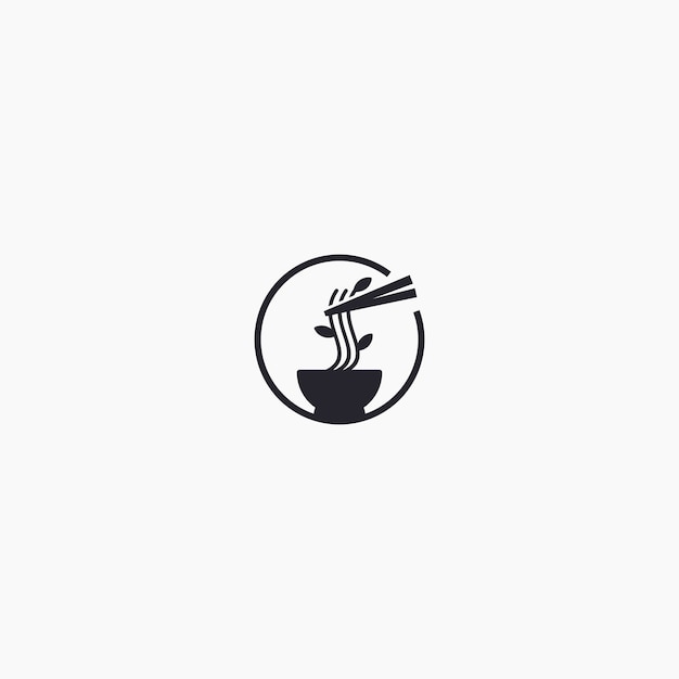 Unique ramen logo