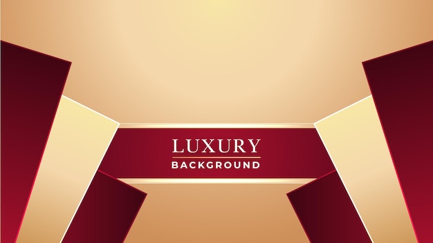 Unique Style Gradient Golden Luxury Background Design