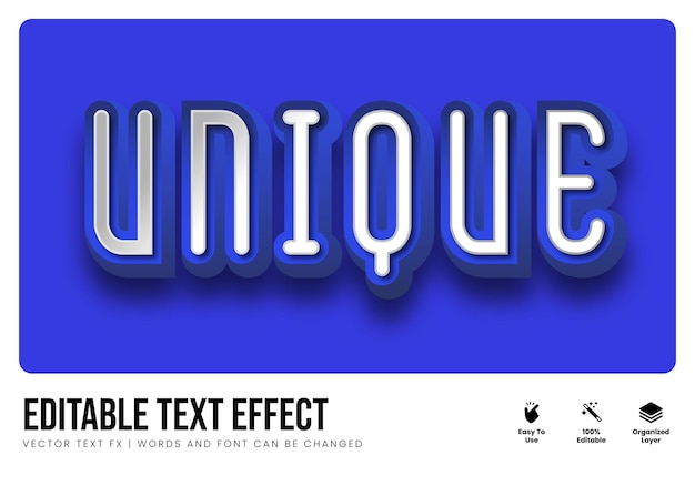 Unique Text Style Effect