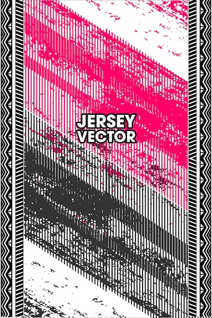 Unique Vector line abstract and tribal pattern border for sport jersey design