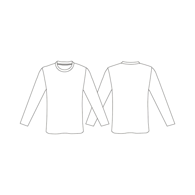 UNISEX LONG SHIRT MOCKUP