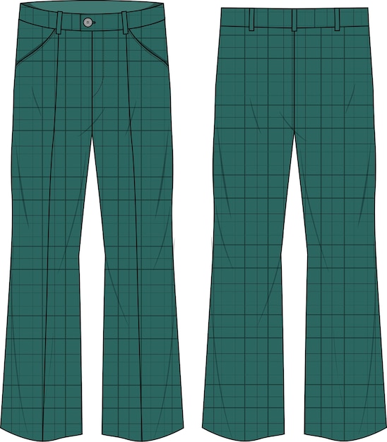 UNISEX WEAR FLARED PANT VECTOR