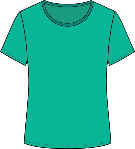 Vector unisex wear tee shirts vector sketch