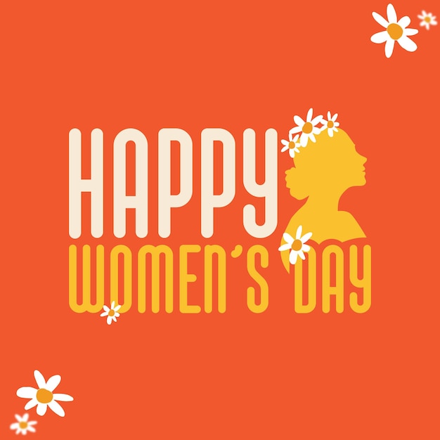 Unite Empower Womens Day Feest van Gelijkheid Feminisme en Sisterhood gratis vector.