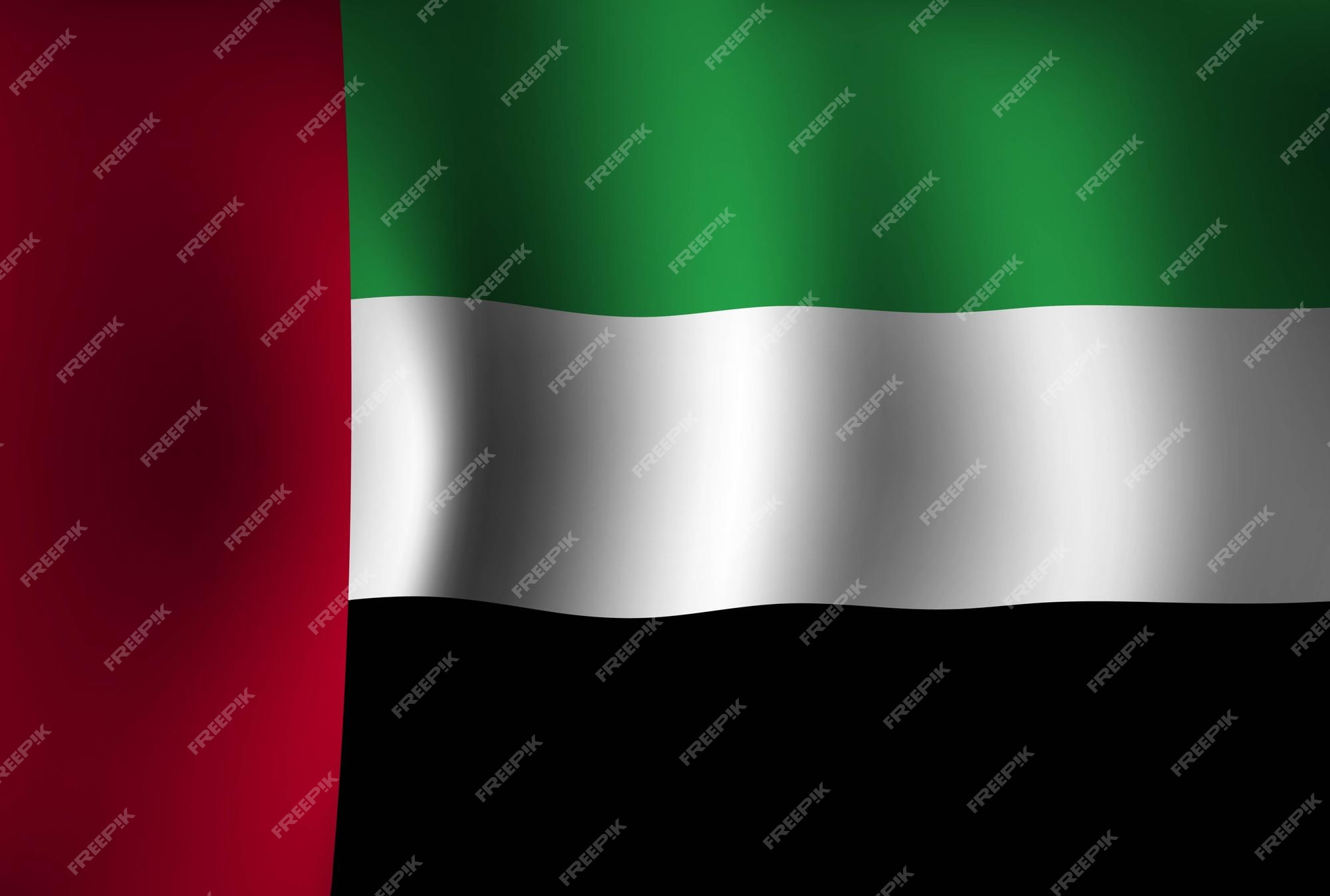 Premium Vector | United arab emirates flag background waving 3d national banner wallpaper Premium Vector | United arab emirates flag background waving 3d national banner wallpaper