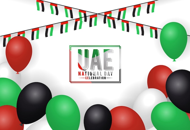 Vector united arab emirates national day background