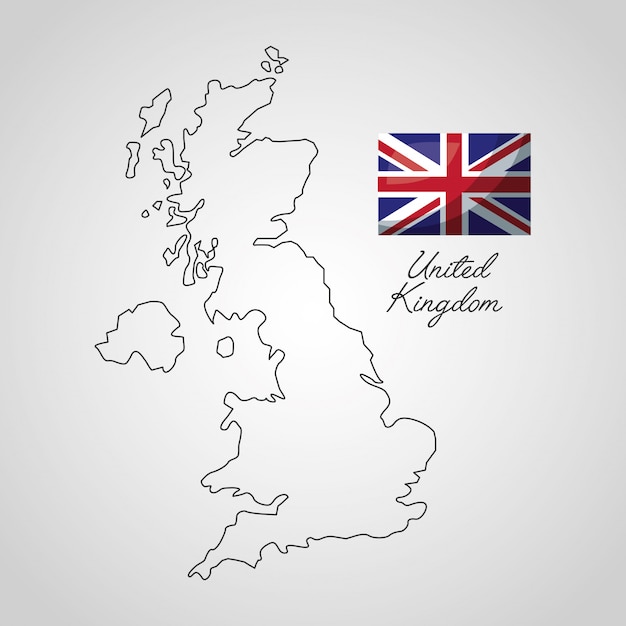 Vector united kingdom country flag